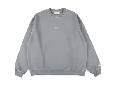 WIND AND SEA ESS Pigment Crewneck Sweatshirt "Gray"