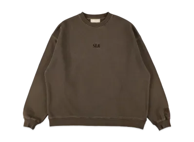 WIND AND SEA ESS Pigment Crewneck Sweatshirt "Brown"