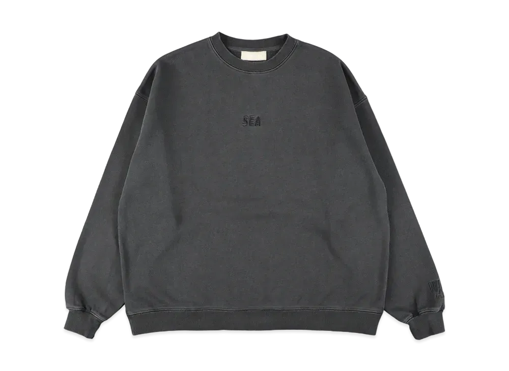 WIND AND SEA ESS Pigment Crewneck Sweatshirt "Black"