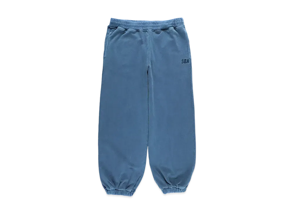 WIND AND SEA ESS Pigment Sweat Pant "Blue"