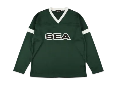 WIND AND SEA Satin Patch Game Shirt "Green"