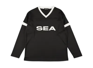 WIND AND SEA Satin Patch Game Shirt "Black"
