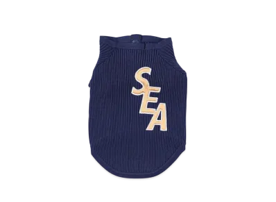 WIND AND SEA Dog Patch Sweater "Navy"