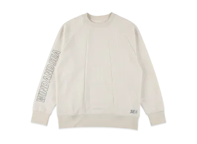 WIND AND SEA ES Tex Dimensional Crewneck Sweatshirt "Ivory"
