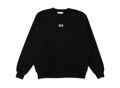 WIND AND SEA ES_W_Raglan Crew Neck Waffle Shirt "Black"