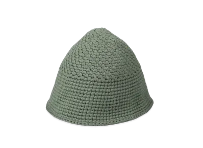WIND AND SEA x Kijima Takayuki Fishnet Recycled Hand Knit Sailor Hat "Green"