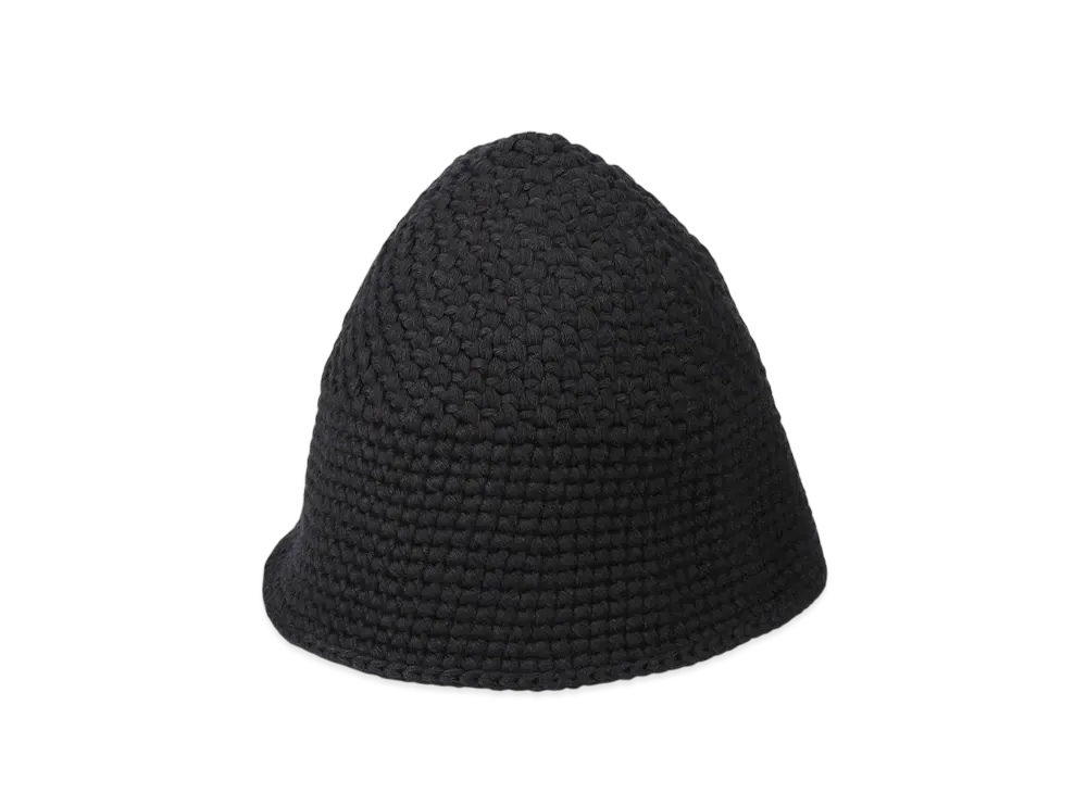 WIND AND SEA x Kijima Takayuki Fishnet Recycled Hand Knit Sailor Hat "Black"