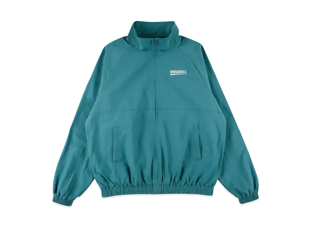 WIND AND SEA Fishnet Recycled Nylon Track Jacket "Sea_Foam"