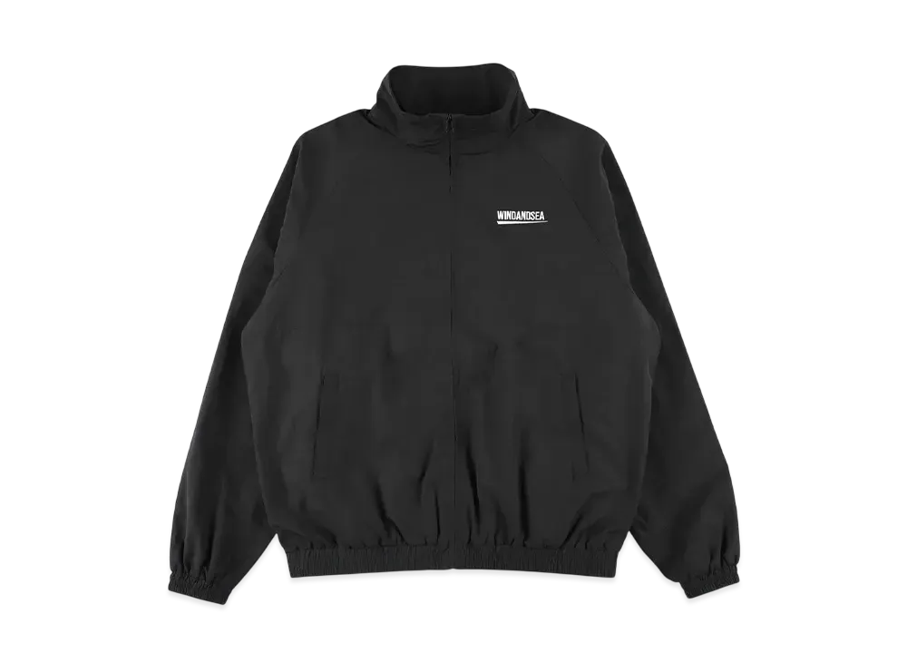 WIND AND SEA Fishnet Recycled Nylon Track Jacket "Black"