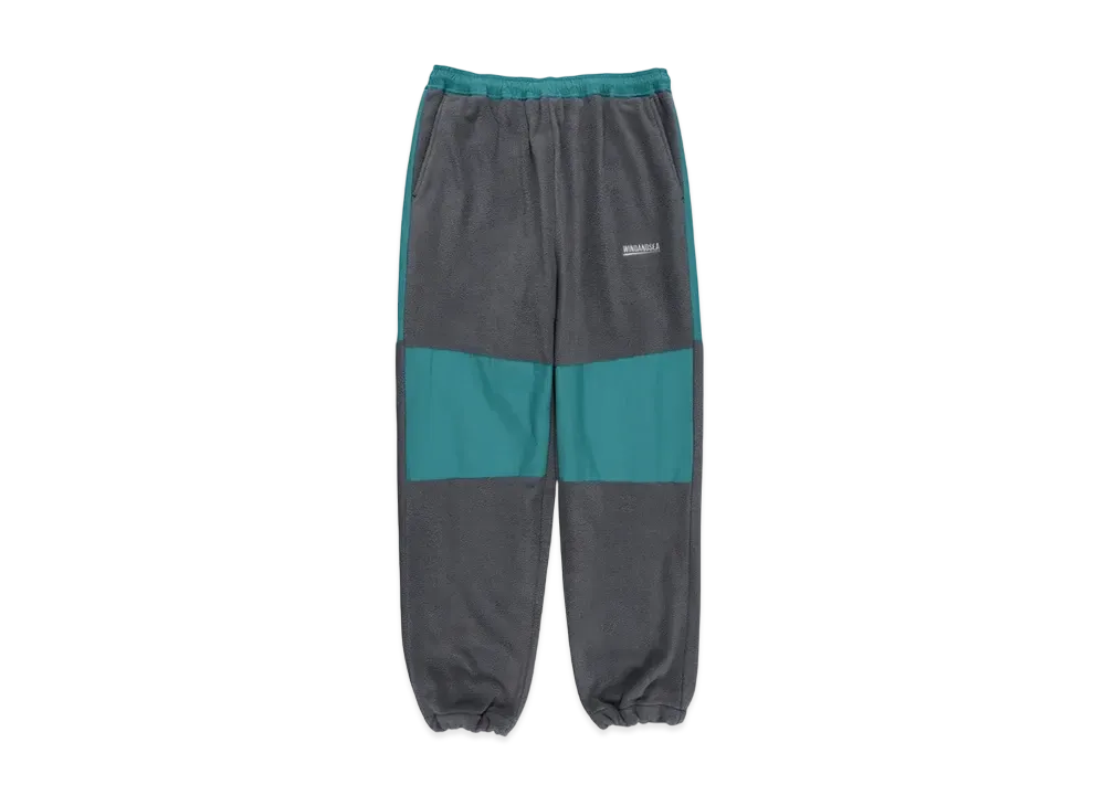 WIND AND SEA Fishnet Recycled Nylon Fleece Pants "Sea_Foam"