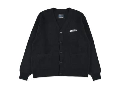 WIND AND SEA Fishnet Recycled Nylon Knit Cardigan "Black"