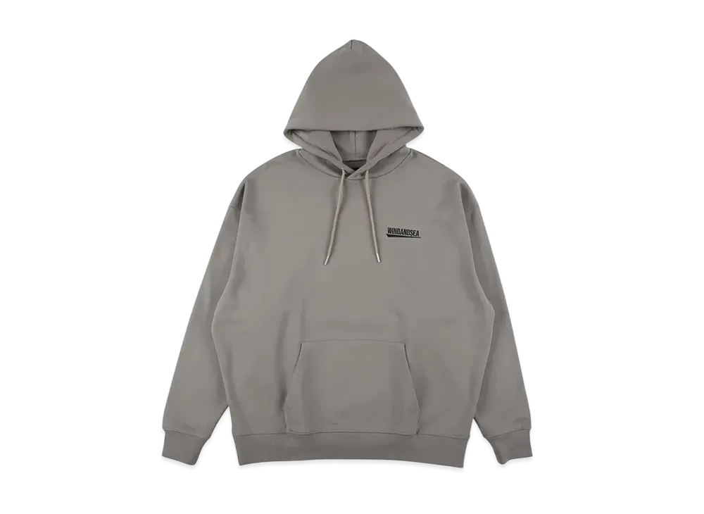 WIND AND SEA Fishnet Recycled Nylon Pocket Hoodie "Sand_Gray"
