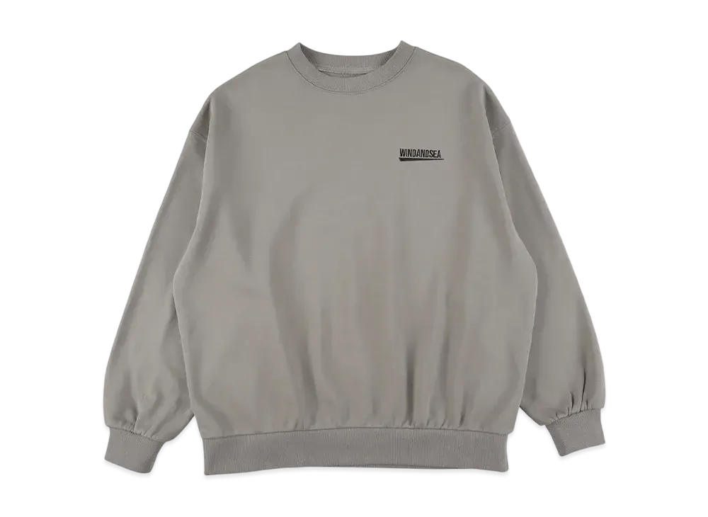 WIND AND SEA Fishnet Recycled Nylon Crew Neck "Sand_Gray"
