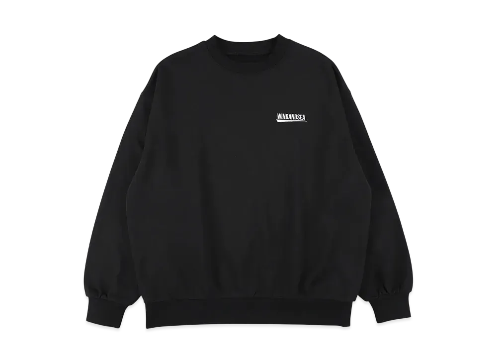 WIND AND SEA Fishnet Recycled Nylon Crew Neck "Black"