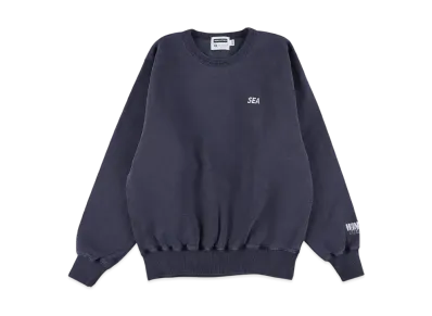 WIND AND SEA x Redwood Classics Pigment Polar Crewneck Sweatshirt "Navy_Sand"