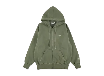 WIND AND SEA x Redwood Classics Pigment Logan Hooded Sweatshirt "Olive_Sand"