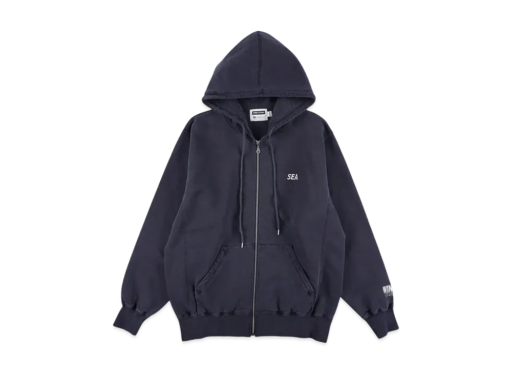 WIND AND SEA x Redwood Classics Pigment Logan Hooded Sweatshirt "Navy_Sand"
