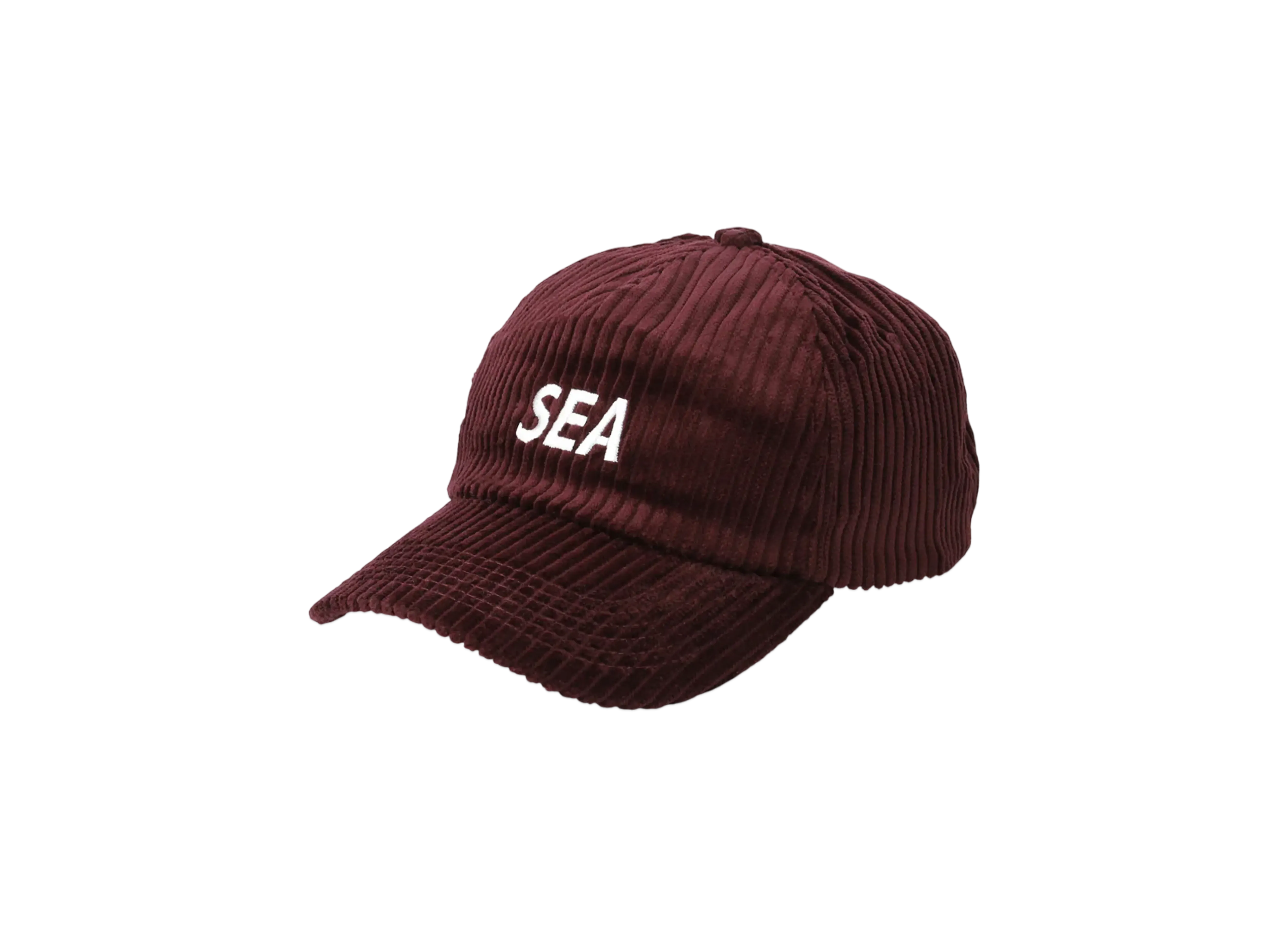 WIND AND SEA Sea Logo Corduroy Cap "Wine"