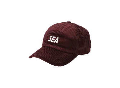 WIND AND SEA Sea Logo Corduroy Cap "Wine"