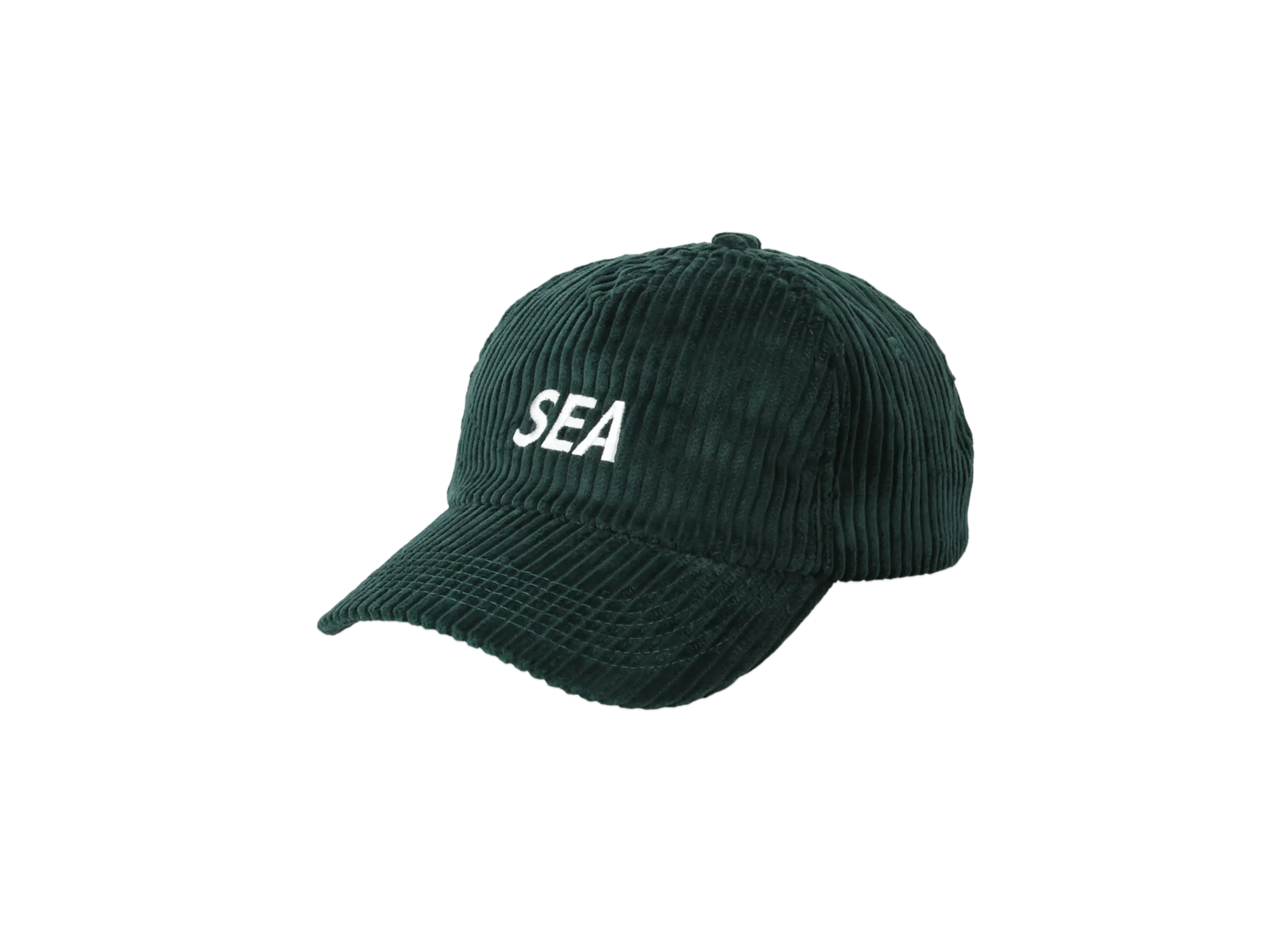 WIND AND SEA Sea Logo Corduroy Cap "Green"