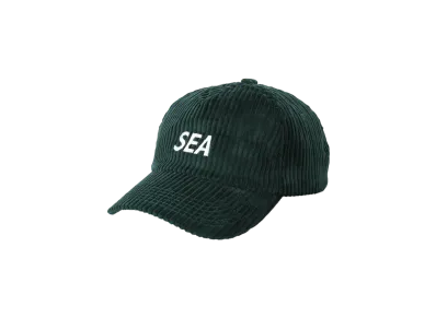 WIND AND SEA Sea Logo Corduroy Cap "Green"