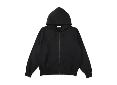 WIND AND SEA Glitch Limited Edition Black Over Dye Zip-up Hooded Sweatshirt "Black_Bk"