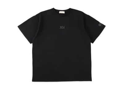 WIND AND SEA Glitch Limited Edition Black Over Dye S/S Tee "Black_Ch"