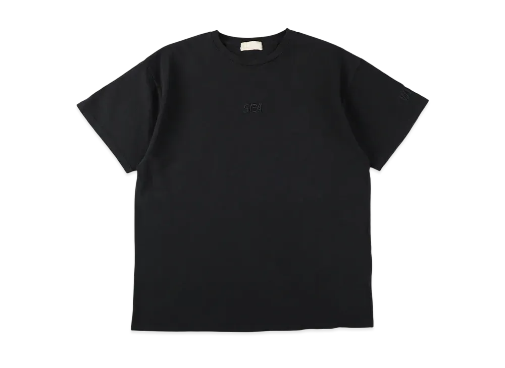 WIND AND SEA Glitch Limited Edition Black Over Dye S/S Tee "Black_Bk"