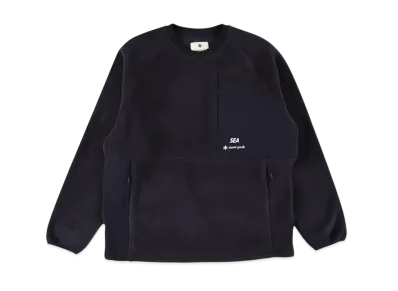 WIND AND SEA x Snow Peak Polartec Double Face Wr Fleece Pullover "Navy"