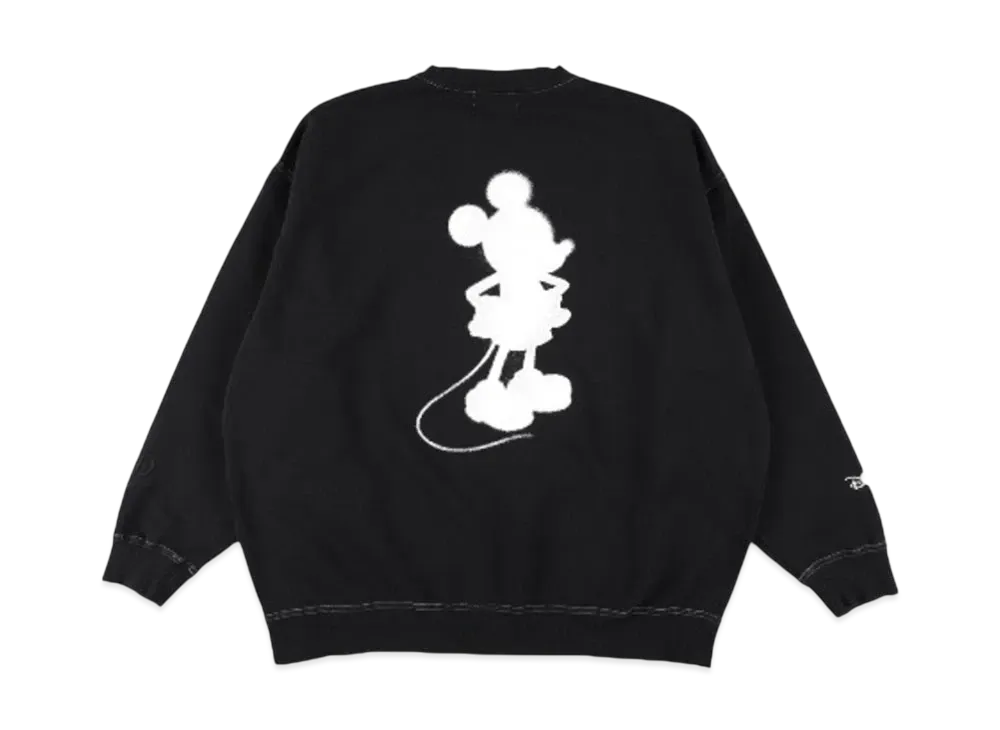 WIND AND SEA x Disney Black Crewnwck Sweatshirt "Gray"