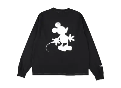 WIND AND SEA x Disney Black L/S Tee "Gray"