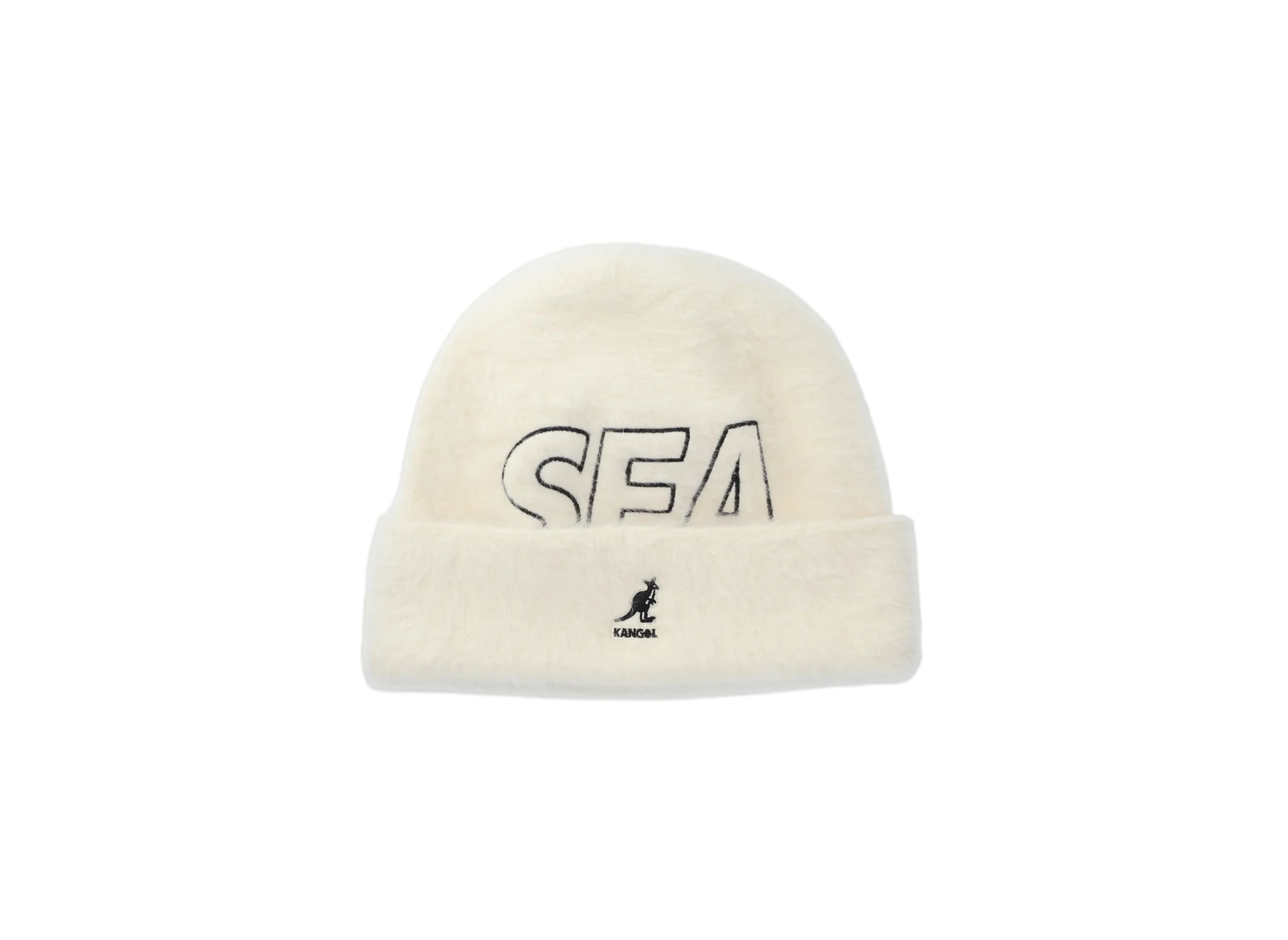 WIND AND SEA x KANGOL Furgora Cuff Beanie "White"