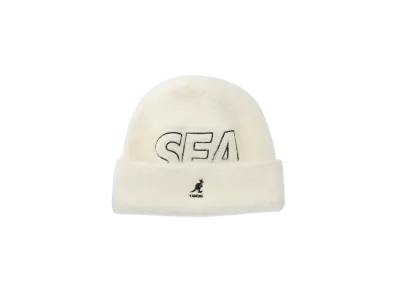 WIND AND SEA x KANGOL Furgora Cuff Beanie "White"
