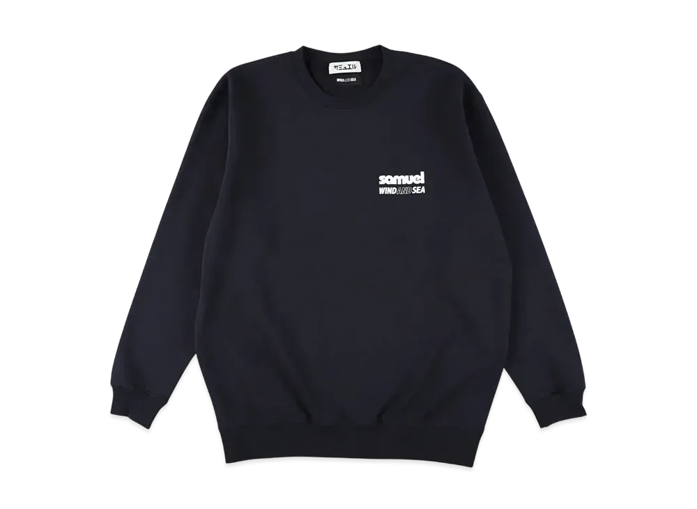 WIND AND SEA x SAMUEL Crewneck Sweatshirt (DAT) "Navy"