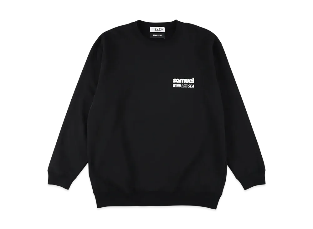 WIND AND SEA x SAMUEL Crewneck Sweatshirt (DAT) "Black"
