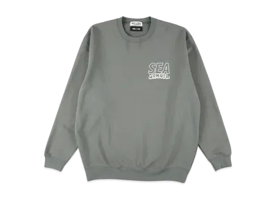 WIND AND SEA x SAMUEL Crewneck Sweatshirt (Radio Cassete) "Green"
