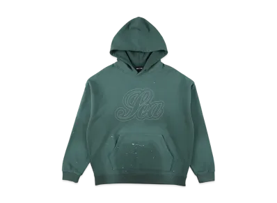 WIND AND SEA Fade Paint Hooded Sweatshirt "Green"