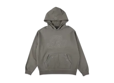 WIND AND SEA Fade Paint Hooded Sweatshirt "Brown"