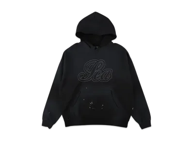 WIND AND SEA Fade Paint Hooded Sweatshirt "Black"