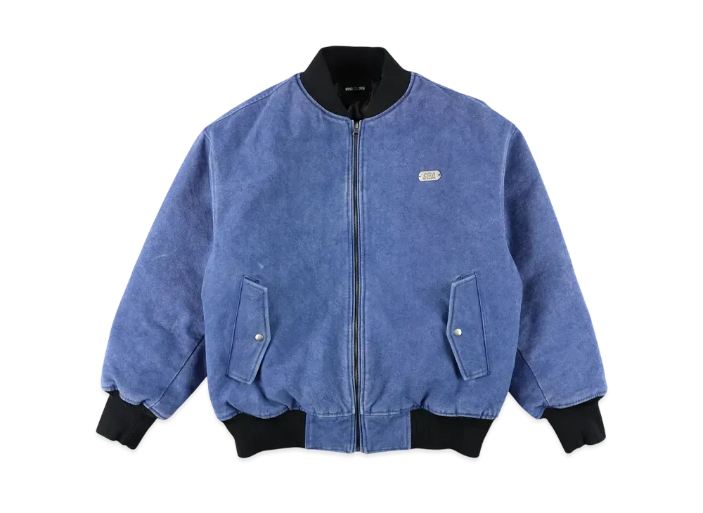 WIND AND SEA Wash Canvas Jacket "Navy"