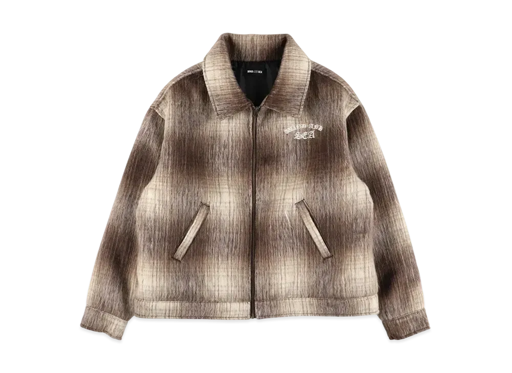 WIND AND SEA Zip Shaggy Jacket "Beige"