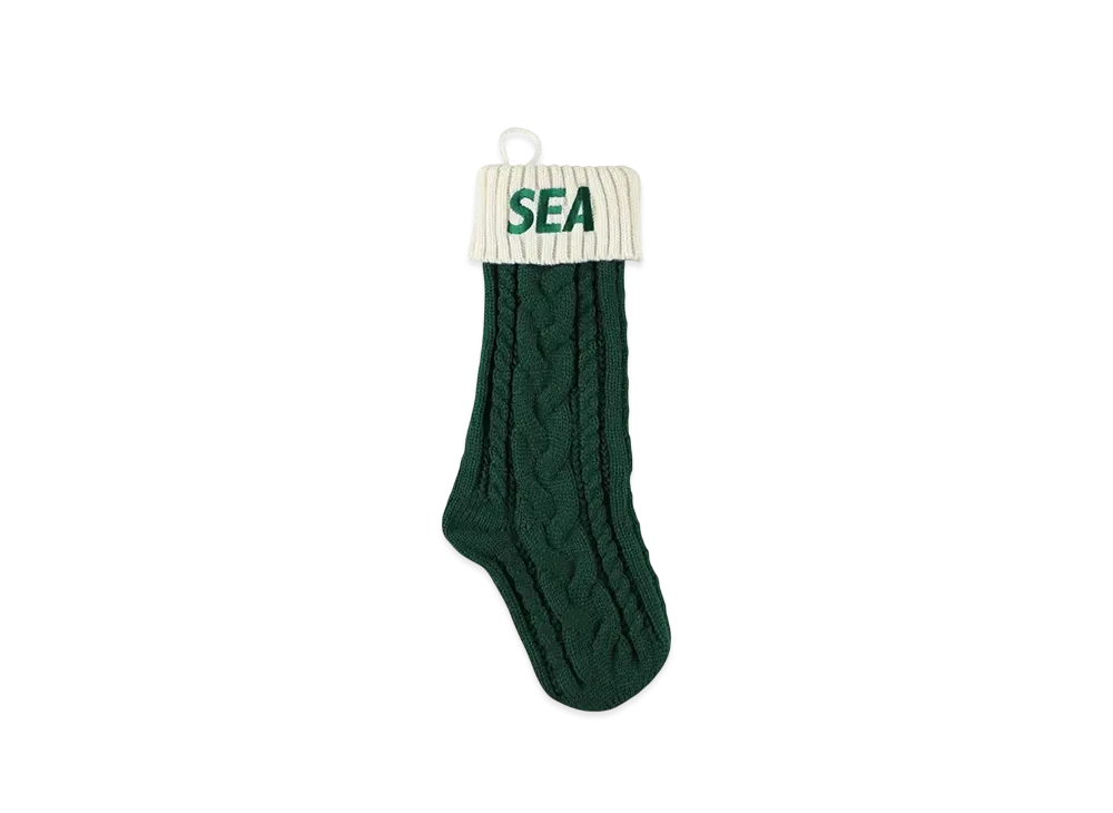 WIND AND SEA Xmas Socks "Green"
