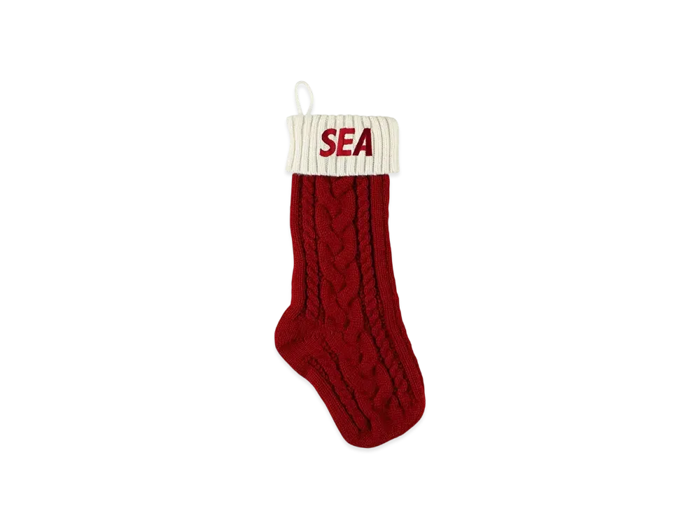 WIND AND SEA Xmas Socks "Red"