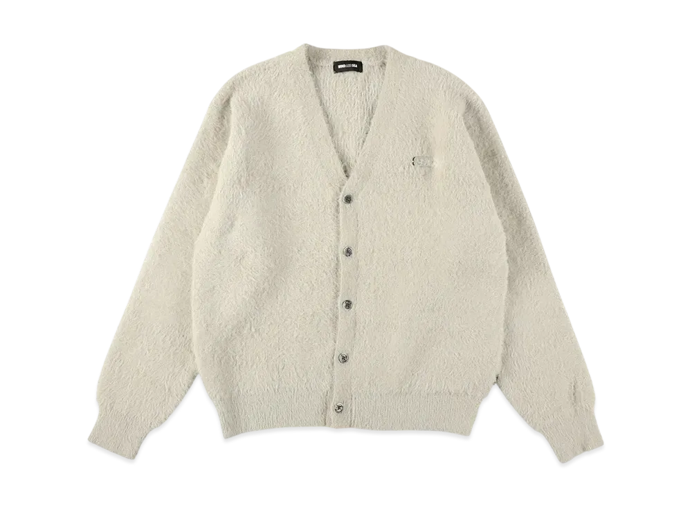 WIND AND SEA Shaggy Knit Cardigan 