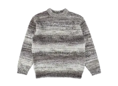 WIND AND SEA Boucle Logo Knit "Gray"