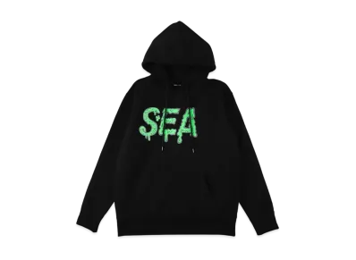 WIND AND SEA Zodiac Snake Hooded Sweatshirt "Black"