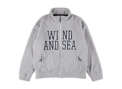 WIND AND SEA Patch Logo Fleece Jacket "Gray"