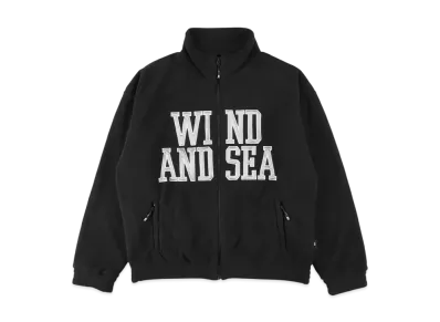 WIND AND SEA Patch Logo Fleece Jacket "Black"