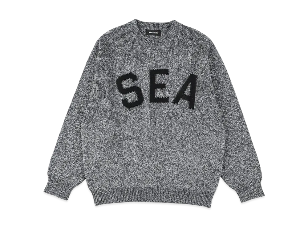 WIND AND SEA Patch Logo Sweater "Black"