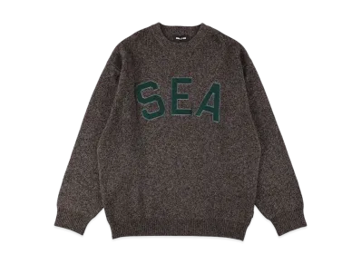 WIND AND SEA Patch Logo Sweater "Brown"
